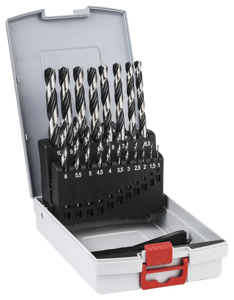 HSS twist drill PointTeQ Pro Box 1.0 - 10.0, 19 pieces