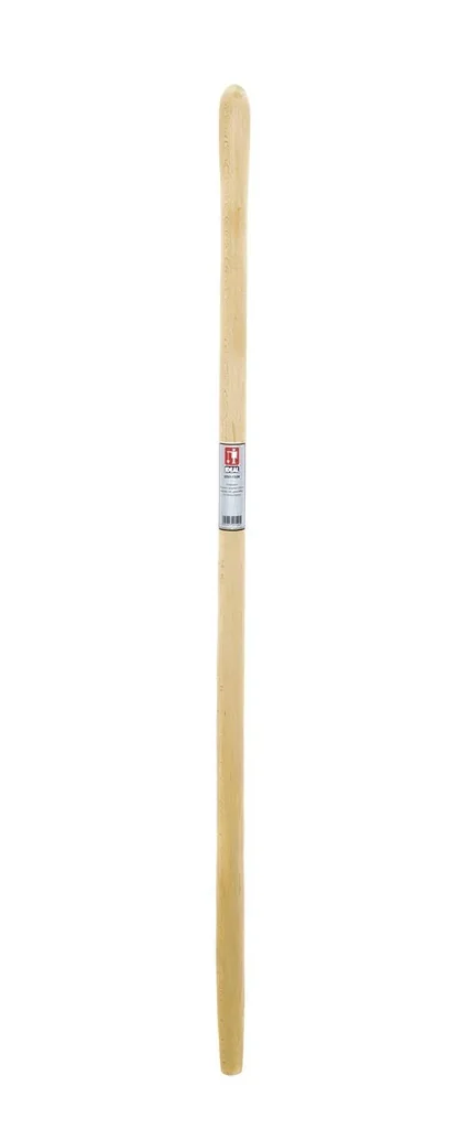 Replacement handle, beech long handle 120 cm, straight, raw, ground, with cone, for Sieger shovels and spades ice scrapers