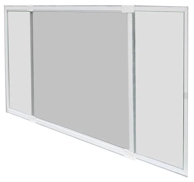 Insect screen sliding window 50x75-142 cm white