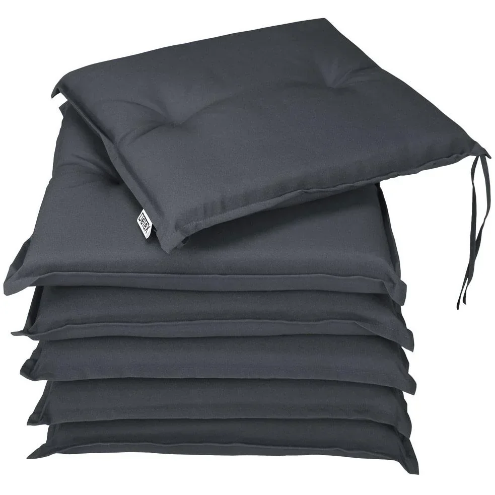 Seat cushions - 6 pieces - anthracite