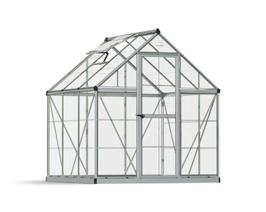 Greenhouse "Harmony" - 6x6, silver