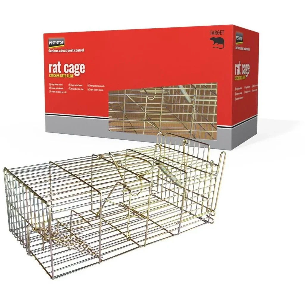 Pest-Stop Metal Rat Trap - 375 x 185 x 160 mm