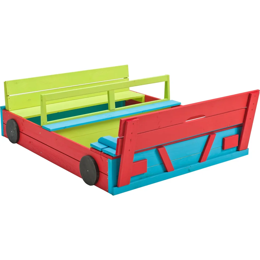 Car sandbox, colored