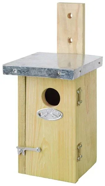 2 in 1 wren nesting box, nesting aid and feeding station