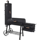 Charcoal grill with lower shelf XXL black