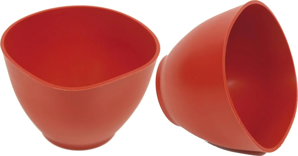 Plaster mixing cup, red