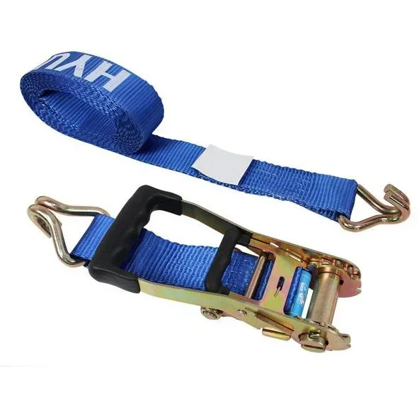 Lashing strap with ratchet and hook 50mmx8m.