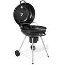 Barbecue - BBQ - on two wheels - Black - 90x58x68cm