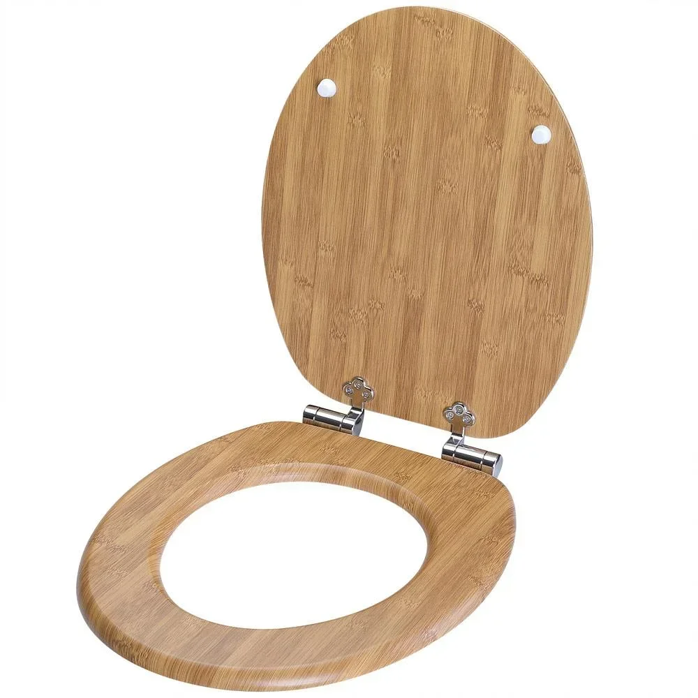 MDF toilet seat bamboo with soft close