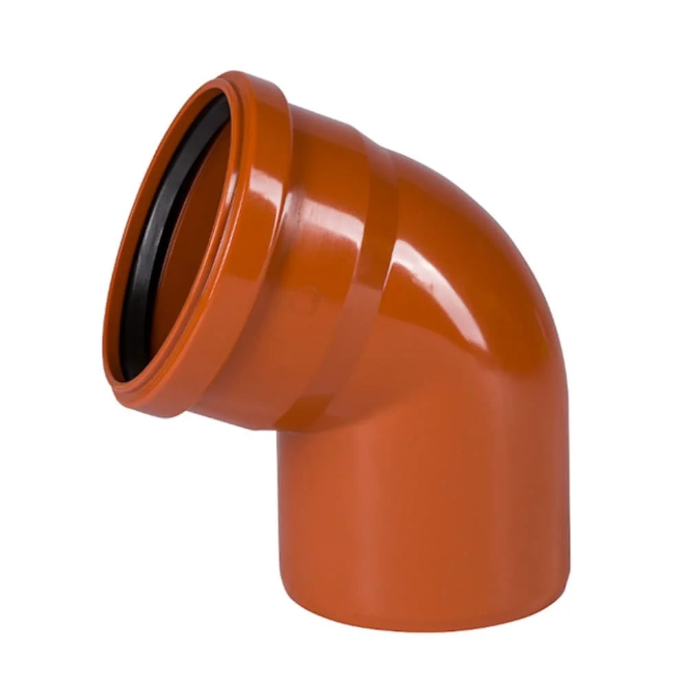 DN 110 67 Degree PVC Sewer Pipe Elbow