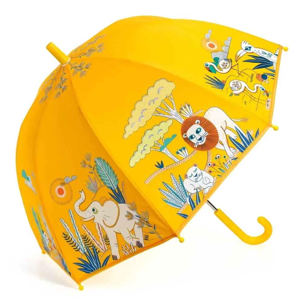 Djeco children umbrella savanna yellow