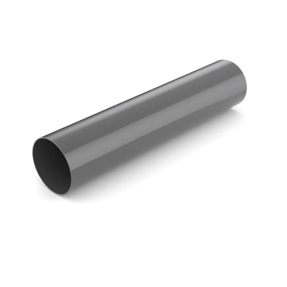2m Graphite Downspout - Reliable Rainwater Drainage