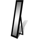 Freestanding mirror black