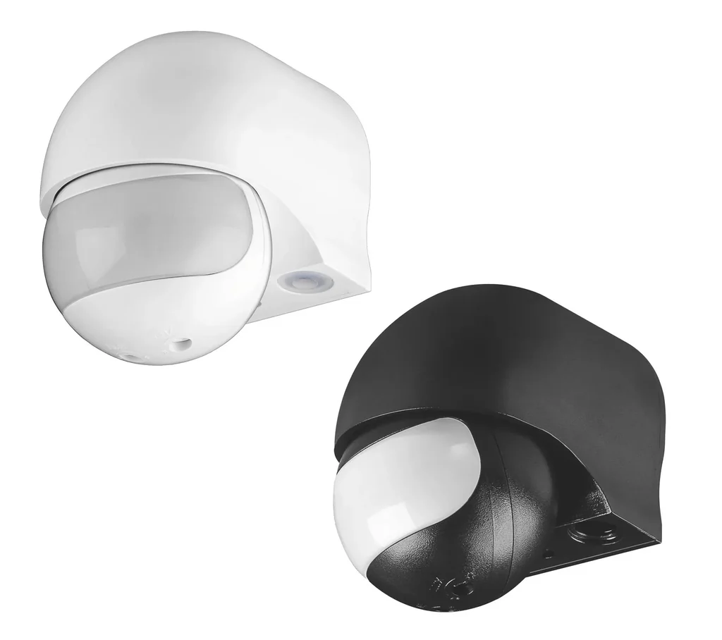 Infrared motion detector ODA SLIM - 180° surveillance, max. 12M, white
