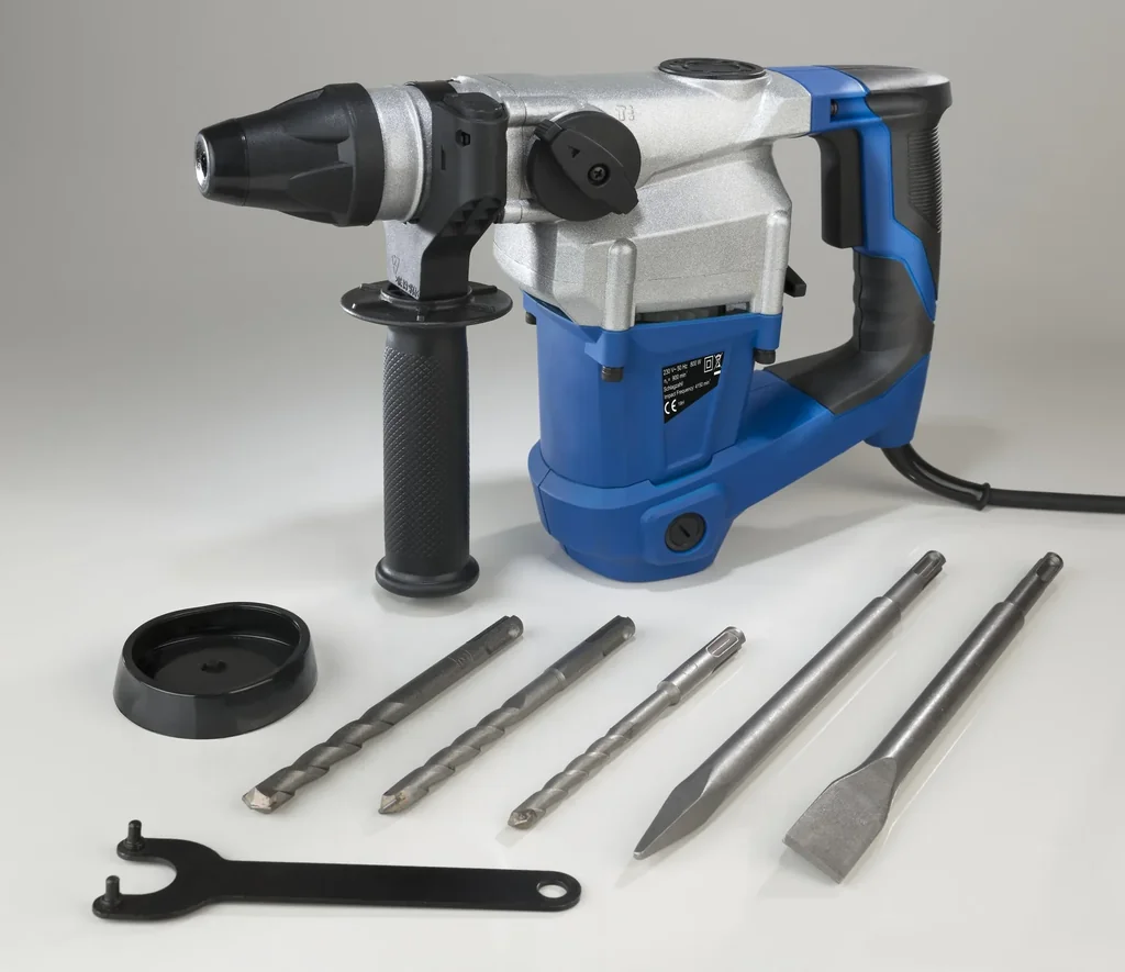 800 Watt hammer drill and chisel hammer