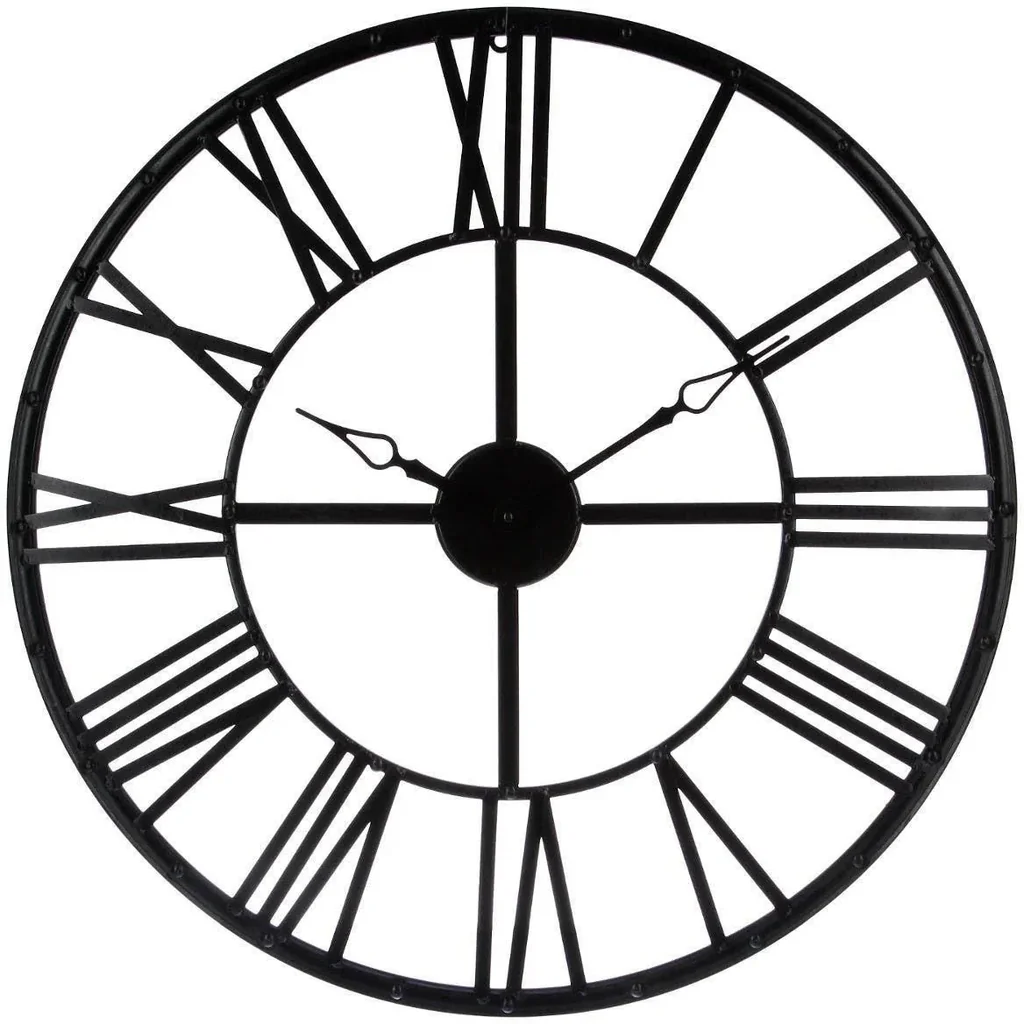 Vintage Clock - 70 cm - Black