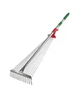XXL universal rake, light metal, telescopic