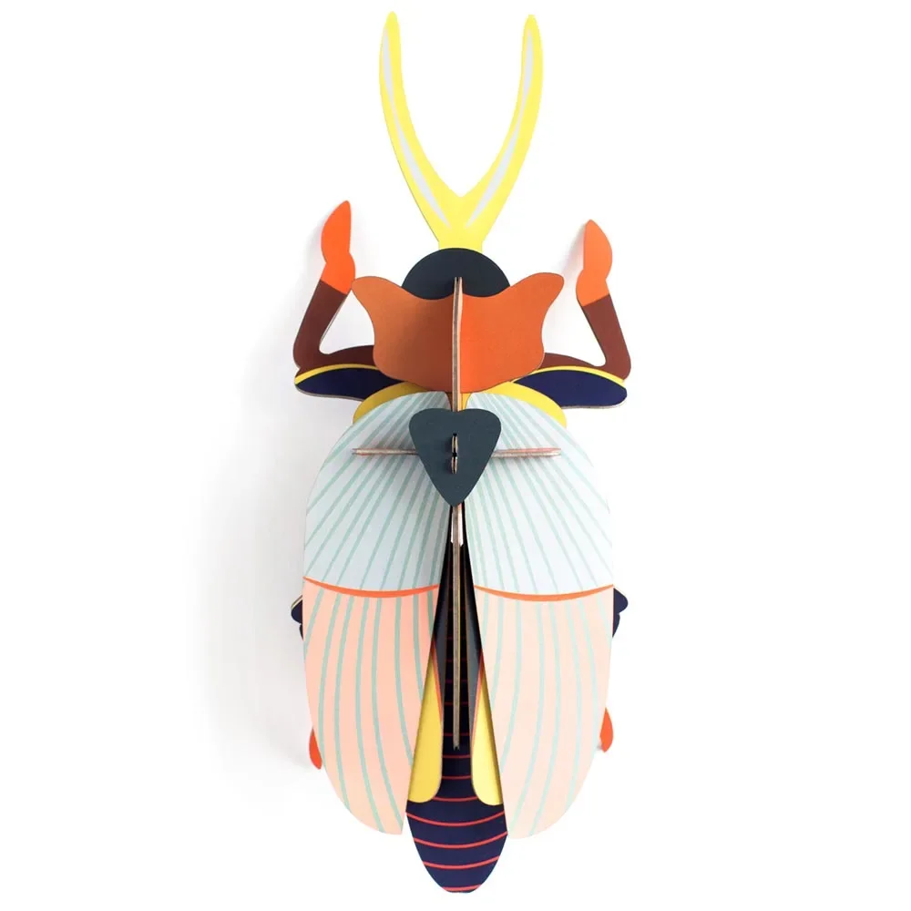 Studio Roof 3D rhino beetle cardboard