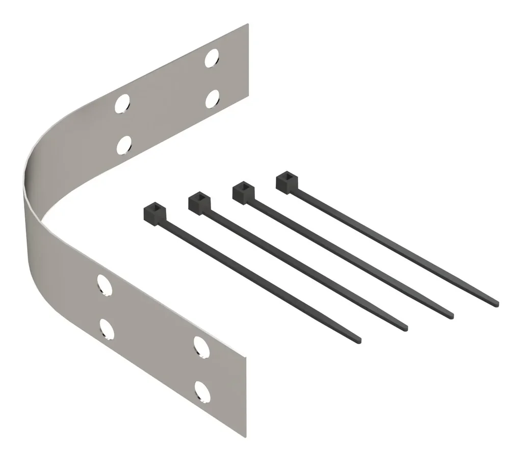 Kink protection for gutter heating cables