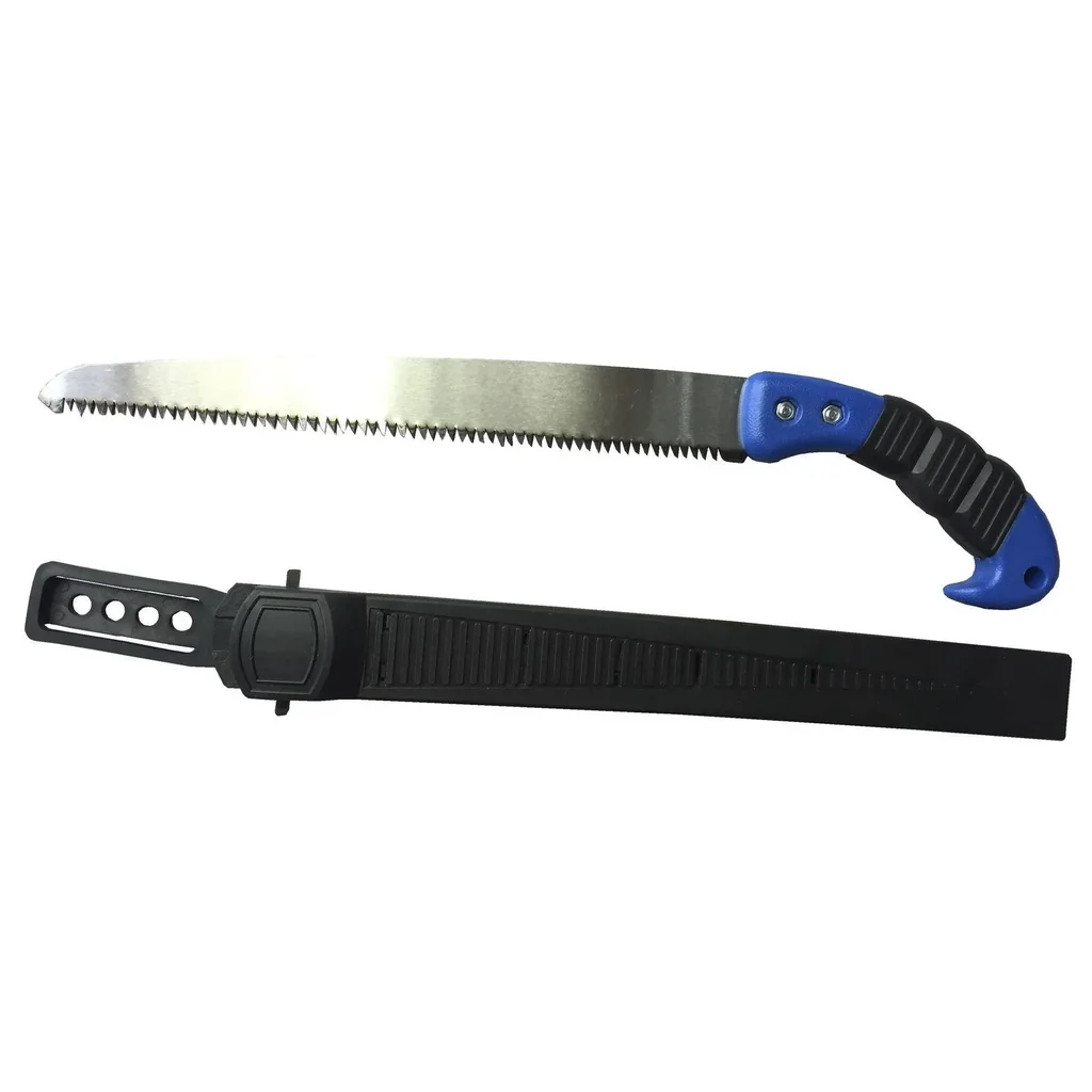 Hand pruning saw including plastic sheath