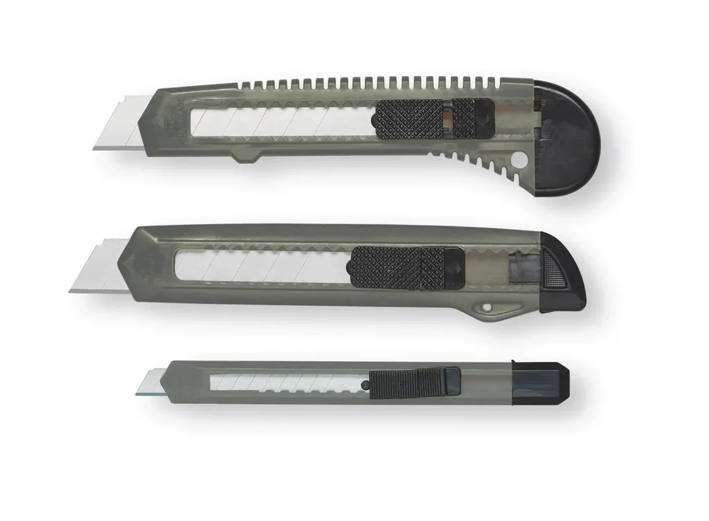 Snap-off knife set, 3-piece