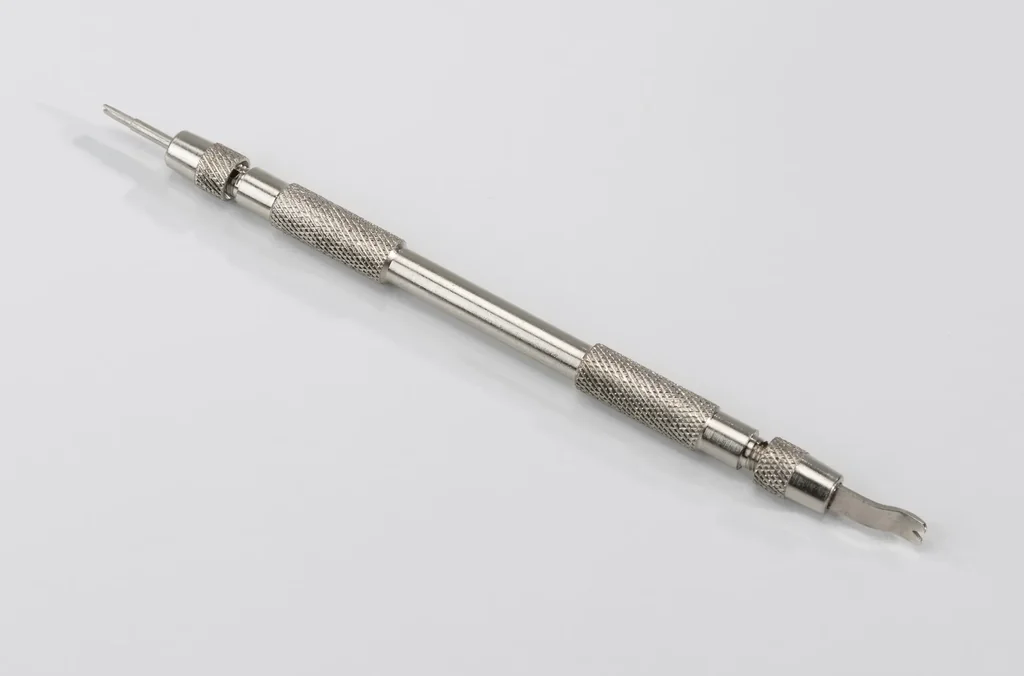 Spring bar tool with fork and pusher (1 piece)