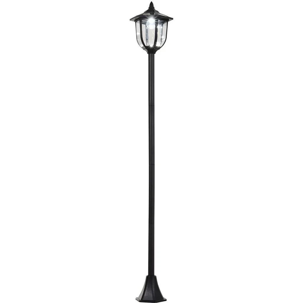 Solar garden lantern with LED