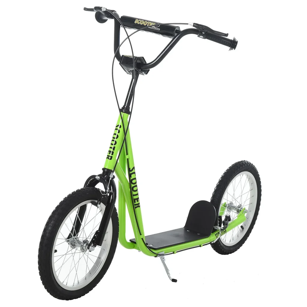 Children's scooter with handbrake