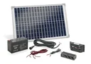 Solar island system 20 watts including battery and multiple socket