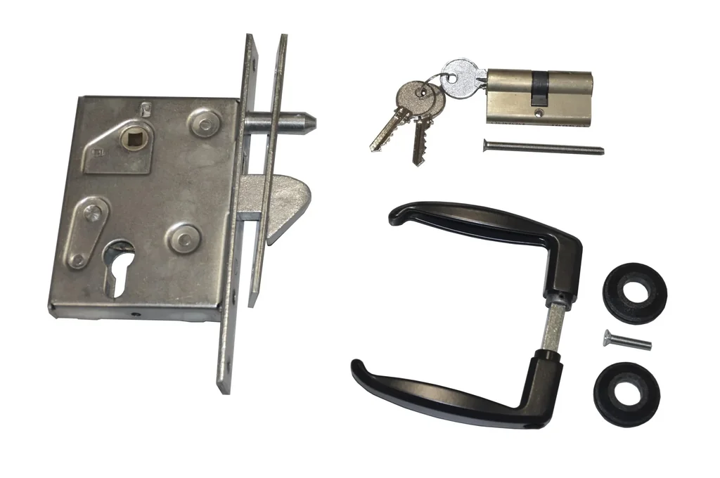 Lock set for sliding door