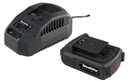 Starter Set 18 Volt Li-Ion Family: 1 x Battery 1.5 Ah + 1 x Charger