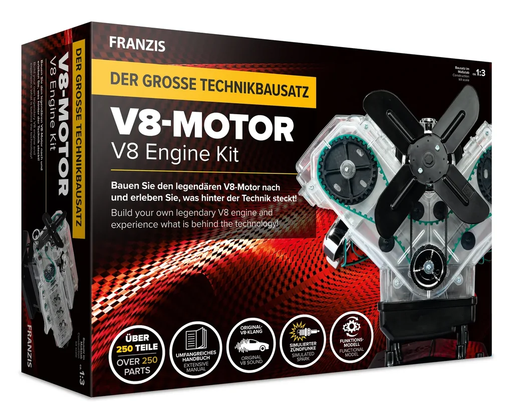The large V8 engine technology kit