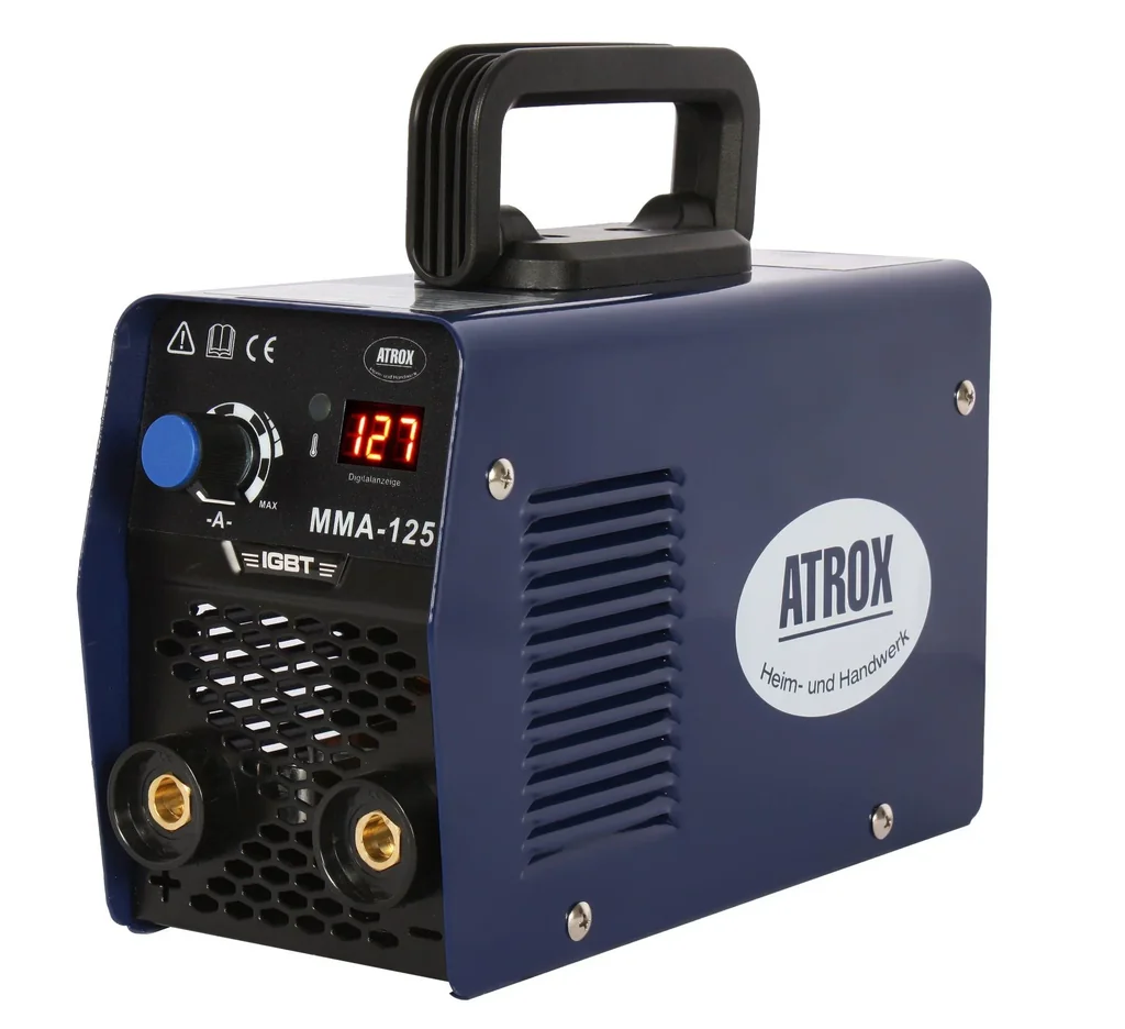 Inverter electrode welding machine including 4-piece accessory set