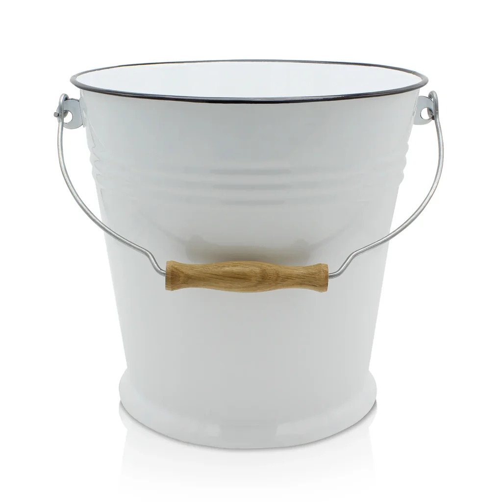 Water bucket white 10 L