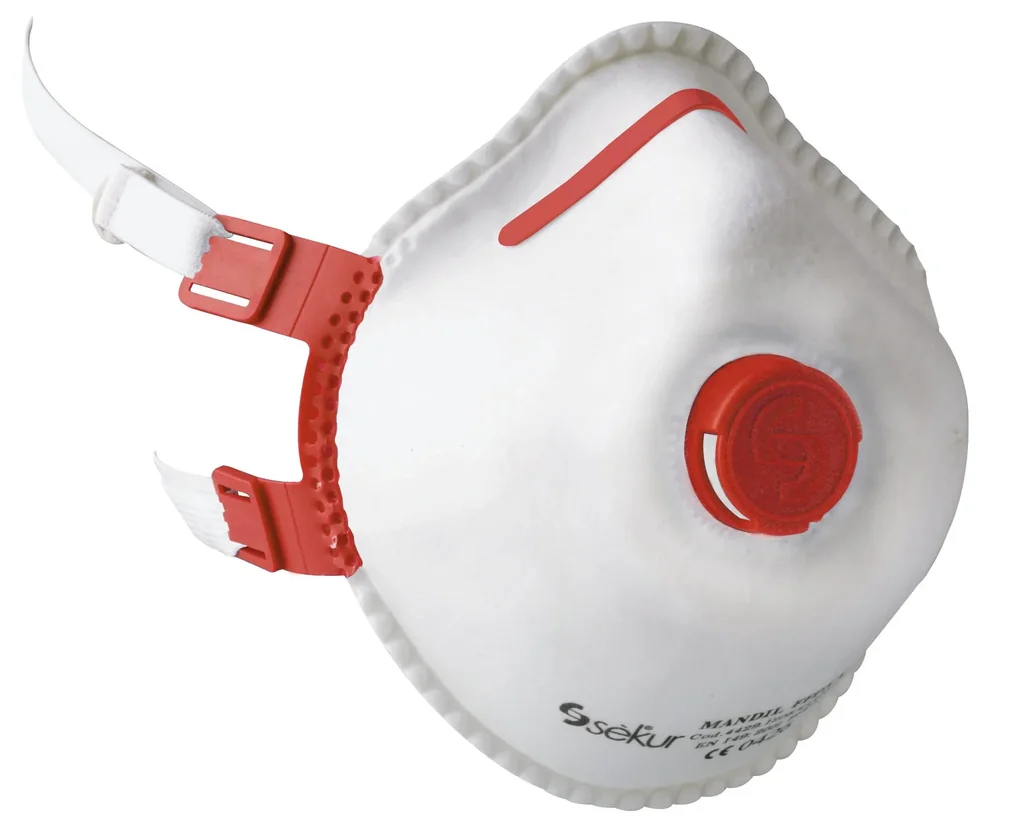 Mandil FFP 3 respirator mask with valve, 5 pieces