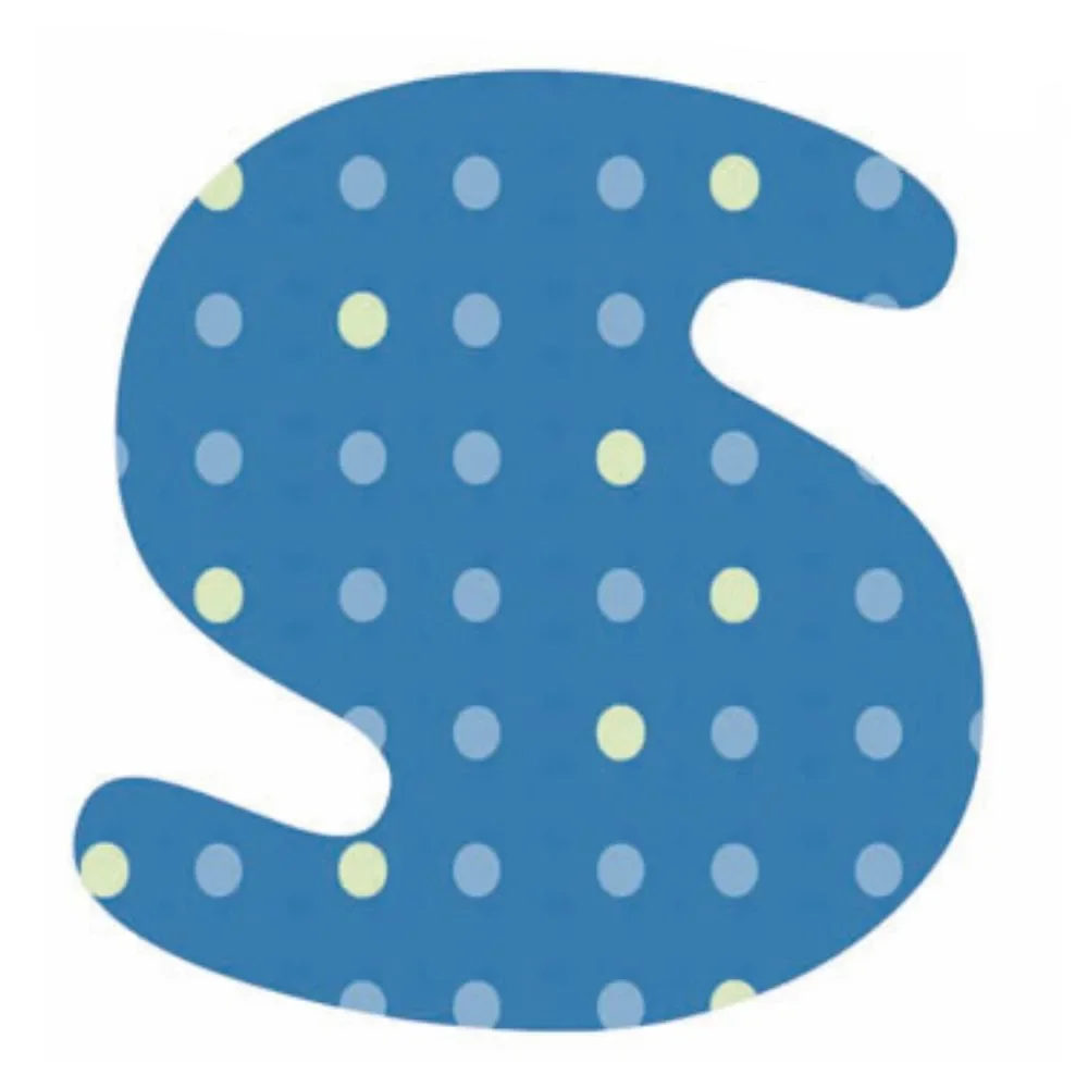 Lilipinso sticker blue letter s