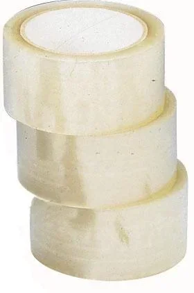 Poly tape, 3 rolls, transparent