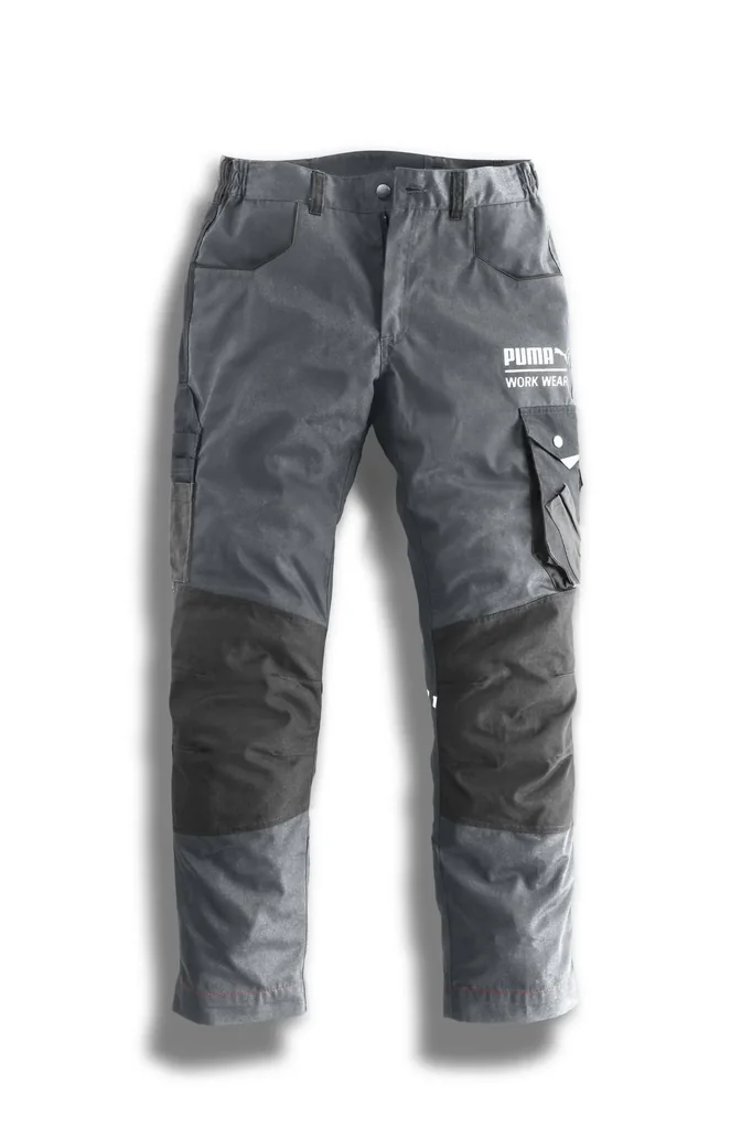 Work trousers CHAMP, color steel gray/carbon, size 56