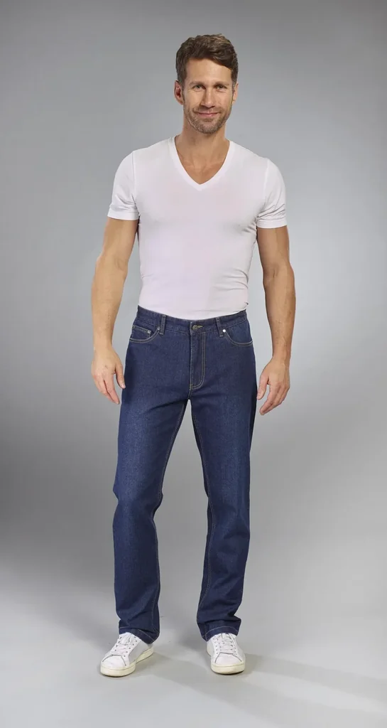 5 Pocket Jeans, Farbe dark stone, Gr.52