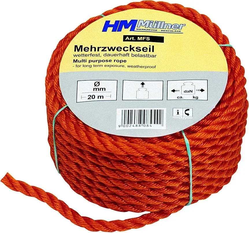 Multifunktionsseil 10 mm, 20 m