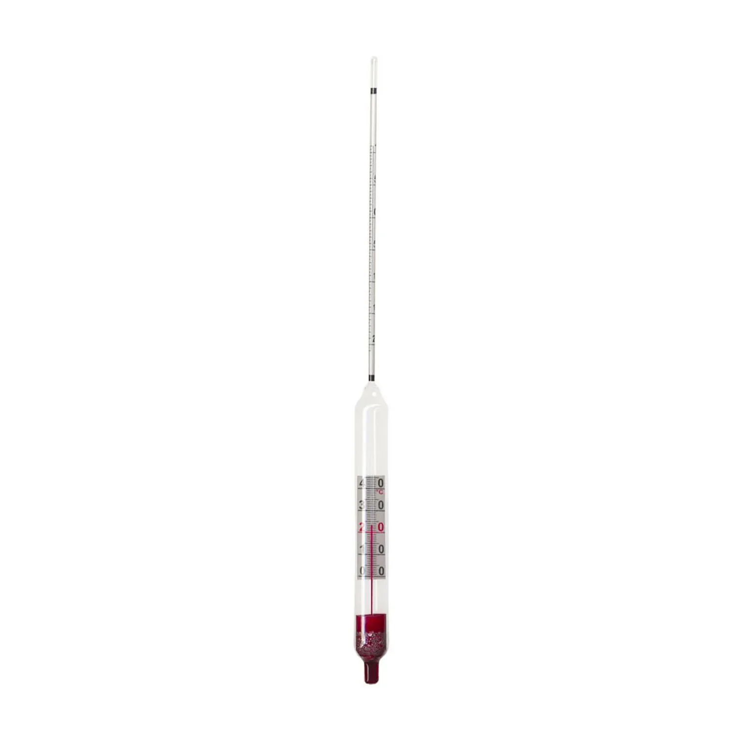 Vinometer, wine scale with thermometer