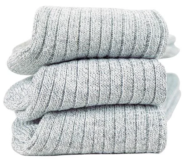 Norwegian socks 3-pack, grey, size 43-45
