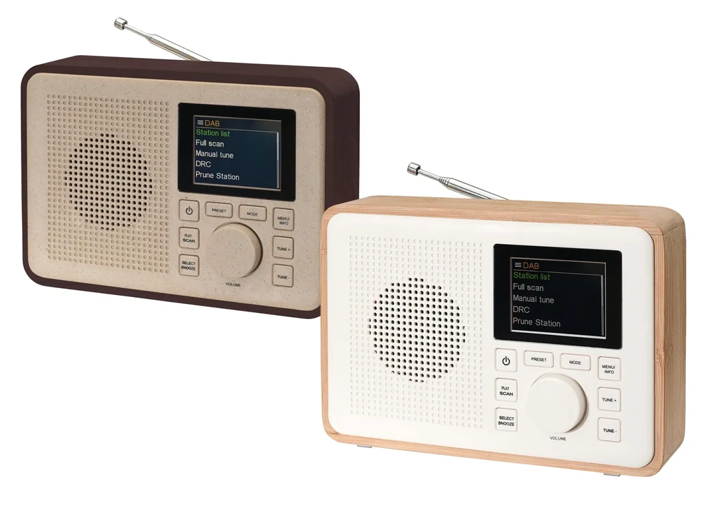 DAB+ Radio mit Bluetooth, lightwood