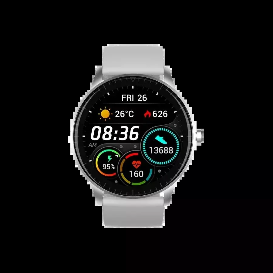 Smartwatch with HR sensor, grey