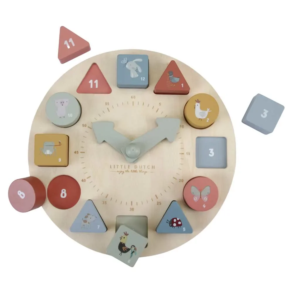 Little dutch puzzle watch animals wood