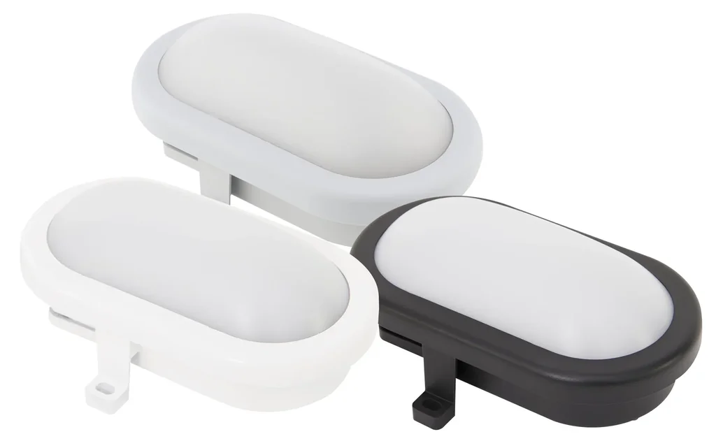 LED Ovalarmatur - Color: grau