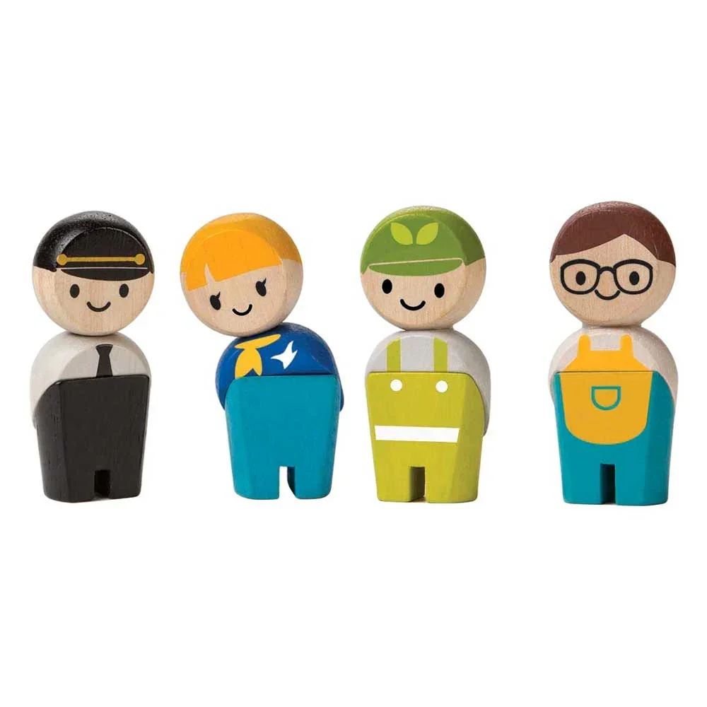 Plan Toys Toys Figure Set Craftsman Wood