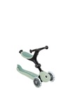 GLOBBER GO-UP ACTIVE LIGHTS ECO – 3 in 1 Dreirad, Laufrad und Scooter, 120/80 mm, 3-rädrig, höhenverstellbar, pistazie