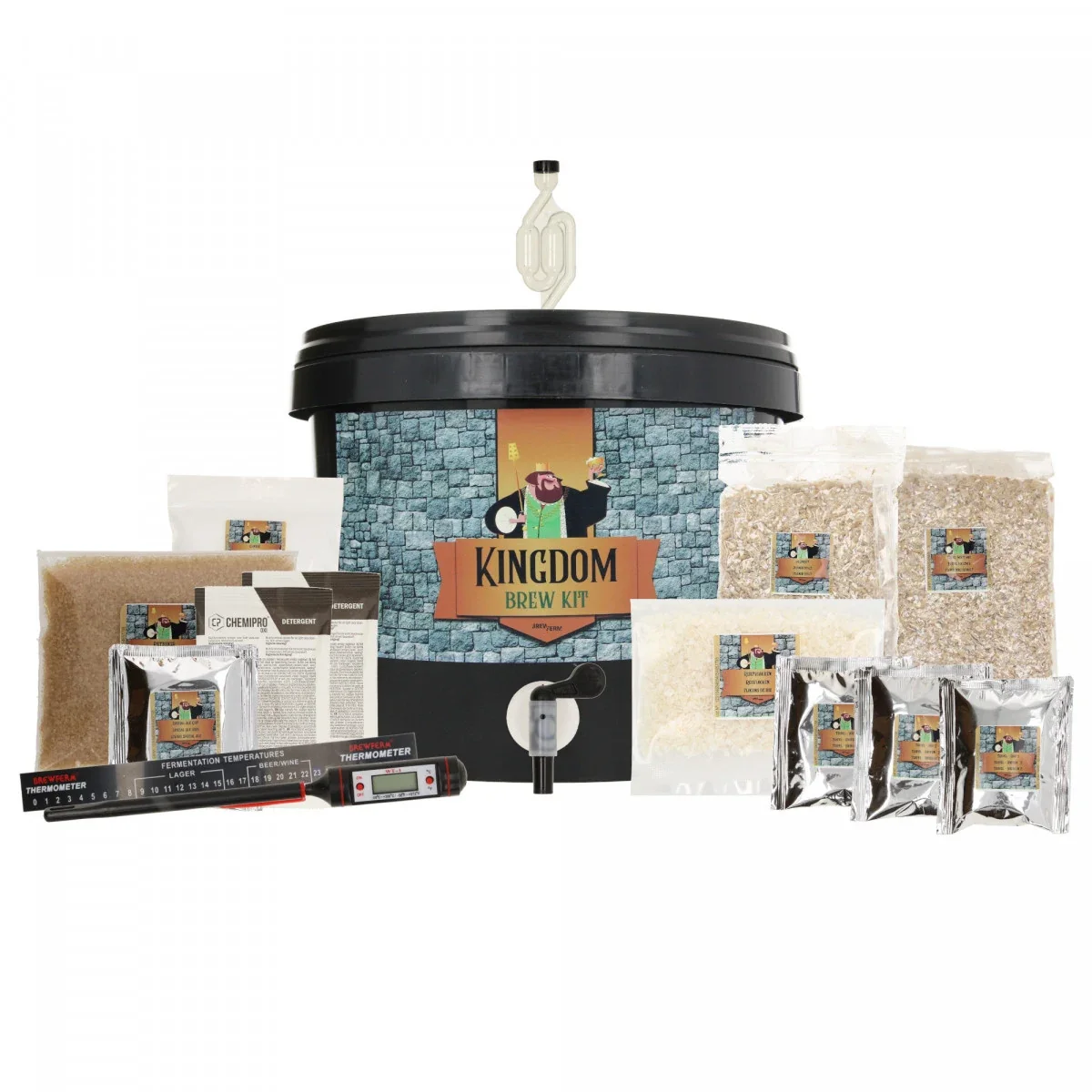 Kingdom Brew Kit, Beer brewing set - Tripel, Complete malt mix for 5L beer