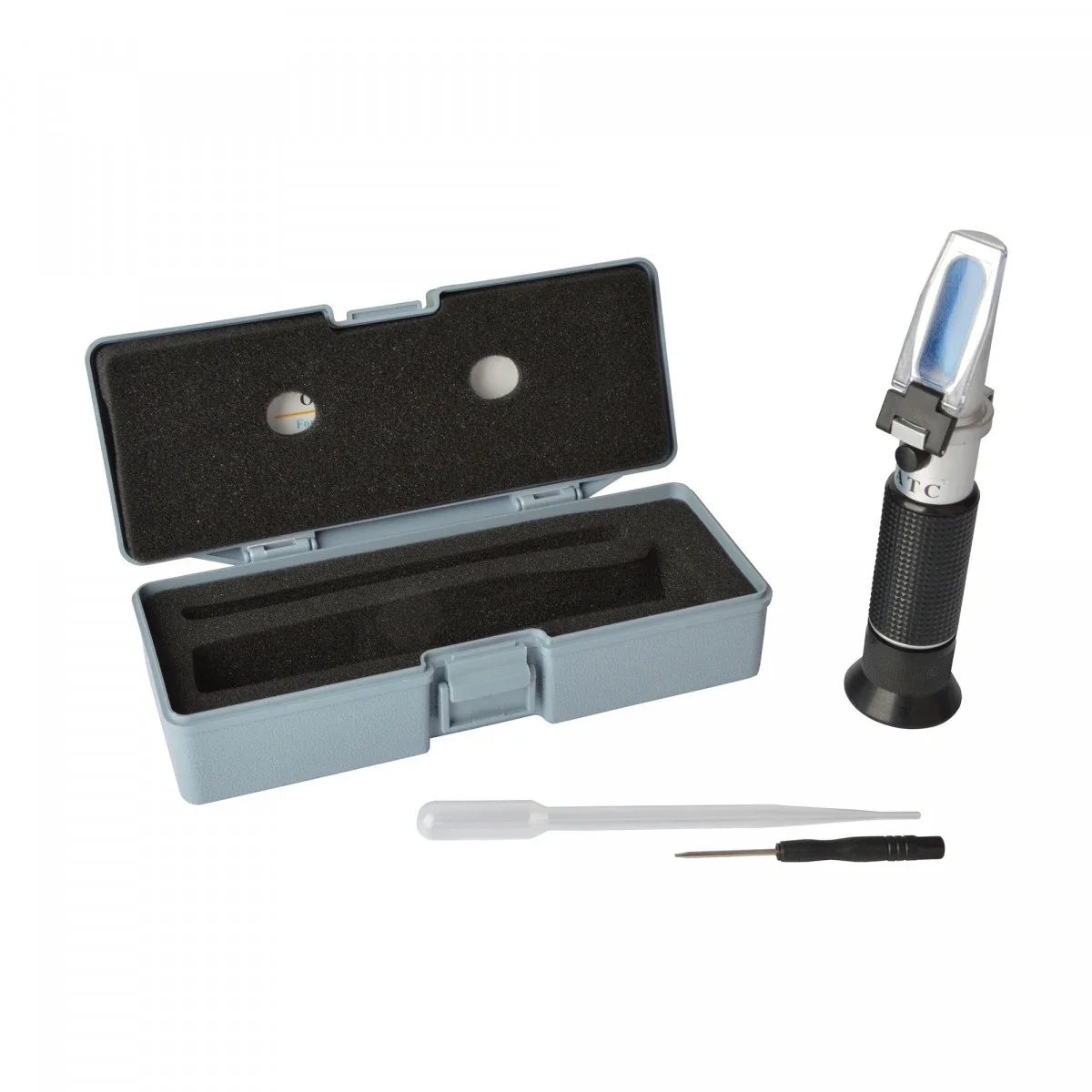 Refractometer 0-32%, Brix + 1.000-1.130 specific gravity with ATC
